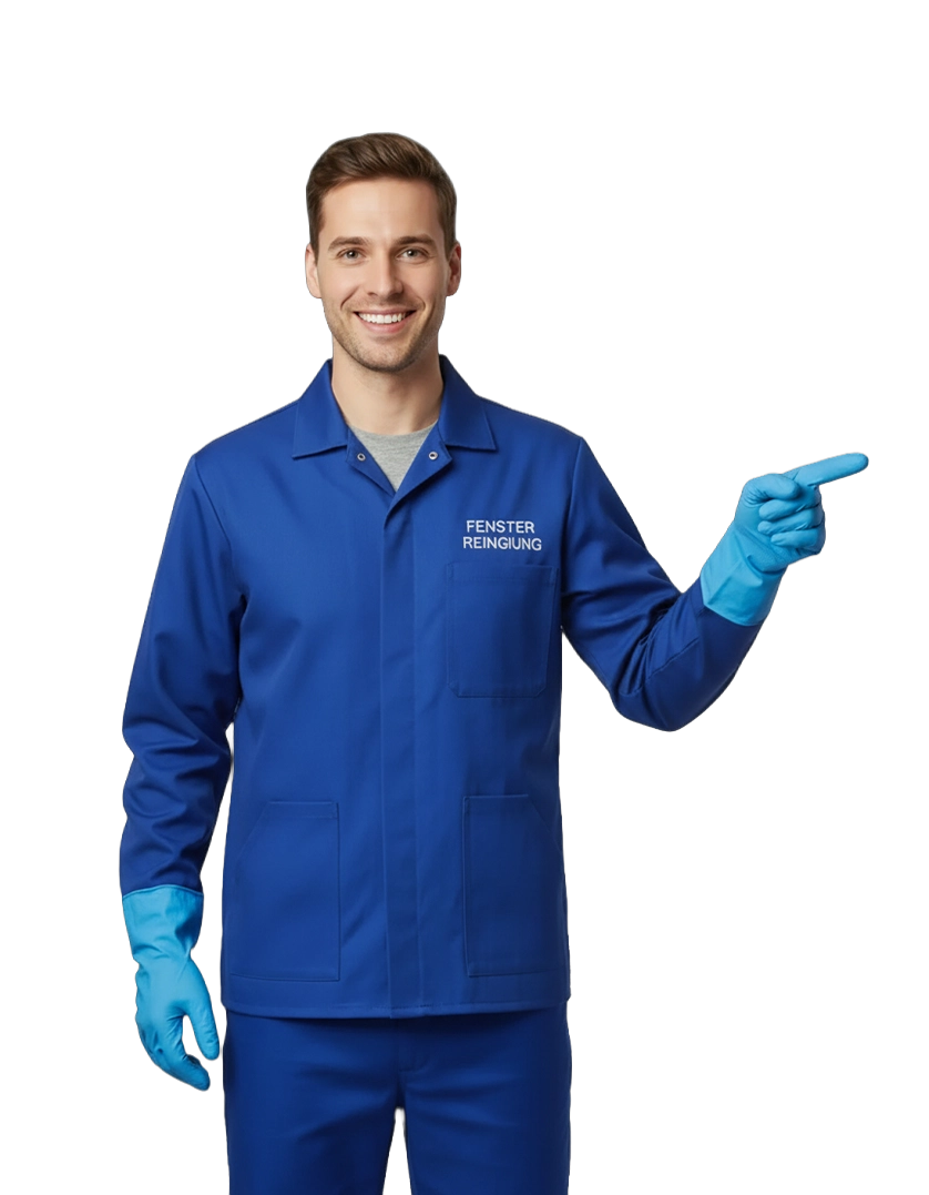 Fensterreinigung Heidelberg Profi bei der Arbeit